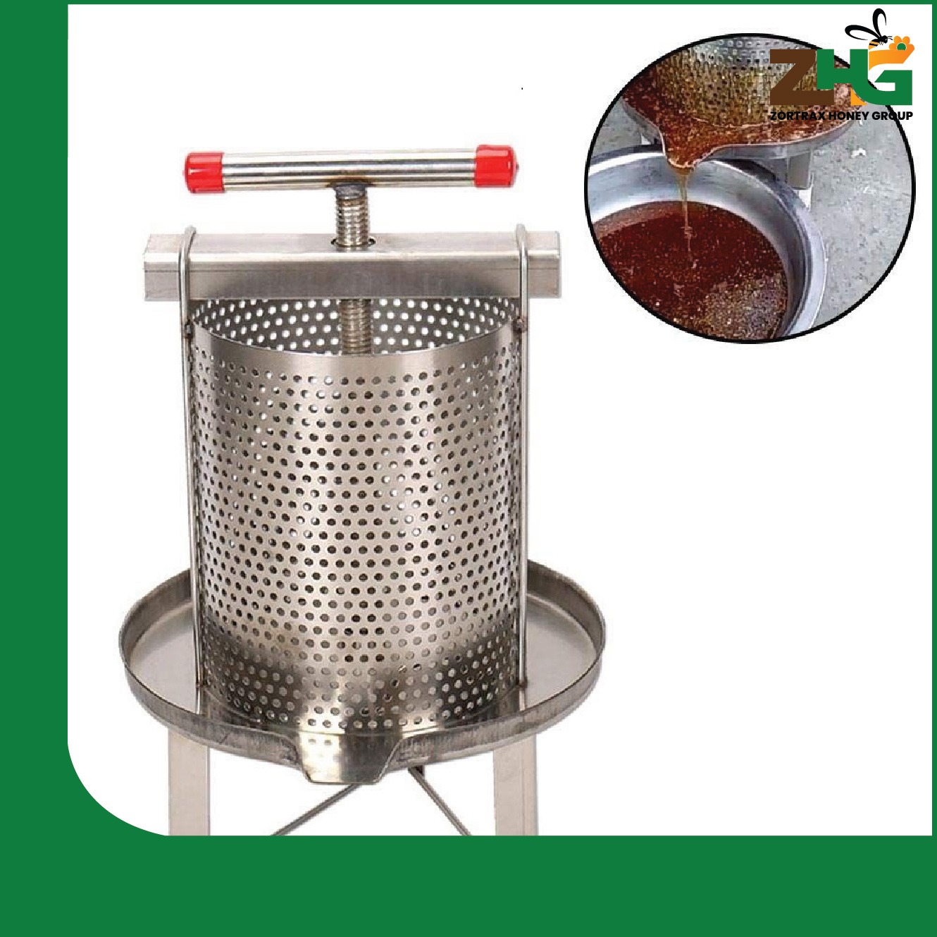 Stainless steel Honey Press